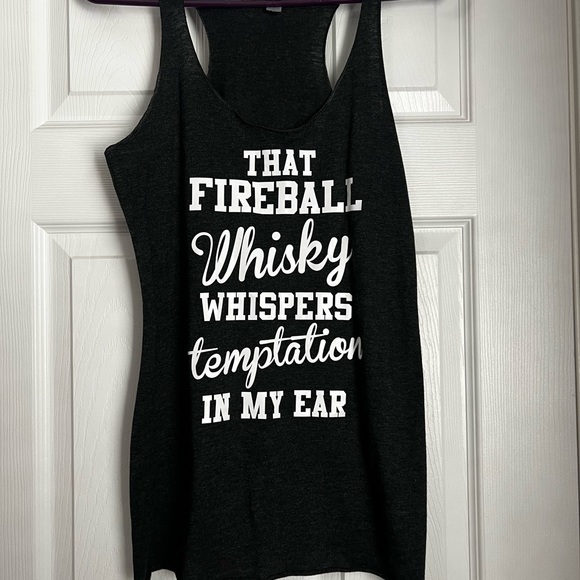 NWOT Womens Fireball whiskey Racerback SM‎ - Picture 2 of 4